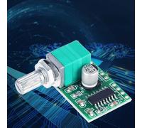 Jiawu 4 Pièces PAM8403 Mini Amplificateur Audio Numérique DC 5V Carte de Module d'ampli de Puissance avec Potentiomètre 3W + 3W qualité Sonore Haute fidélité