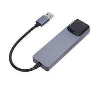 Jiawu 5.1 Carte Son Externe du Canal Misen Stuppen Entrée Optique Adaptateur de Carte Son USB pour 98 ME XP, Taux D'échantillonnage élevé Numérique, pour le Divertissement karaoké, Alliage D'aluminium
