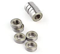 Jiawu 688ZZ MINIATURE DOUBLE BALLE BOURRIPLE 8X16X5 MM 10 PC pour les Dispositifs Mécaniques et les Instruments électriques