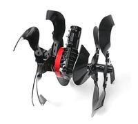 Jiawu Accessoire de Tondeuse à Gazon, Système à Haute efficacité à Lames Interchangeables, Accessoire de Coupe-Herbe, de Tondeuse de Jardinage avec Roue d'ameublissement du Sol pour Sillonner Le