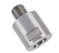 Jiawu Adaptateur de Mandrom pour la Machine D'éclairage en Acier Stable et Fiable 1 dans le Fil de Fil Mâle 8 TPI 1 sur 12 TPI Femelle Selon le Point de Connexion du Essentiel et L'installation