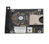 Jiawu Adaptateur SD vers IDE, Solution PC Amorçable Carte Mémoire SDHC SDXC MMC vers Convertisseur IDE Mâle 40 Broches avec Connecteur d'alimentation 4 Broches, pour Dos 98SE Me 2000 XP Vista