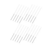 Jiawu Aiguilles de Nettoyage pour Buse D'imprimante 3D 0,4 Mm, 20 Pièces en | Nettoyeur de buse d\'extrudeuse en acier inoxydable, aiguilles pliables avec 4 Tubes de stockage, pour buses Ender 3, V6, MK8