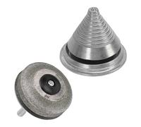 Jiawu Aiguiseur D'équilibrage de Tondeuse Efficace, Pièces de Rechange pour Perceuse électrique à Main, Solide et Antidérapant pour la Plupart des Tondeuses, Métal 100, Tige de 5 Mm, Coupe-Herbe,