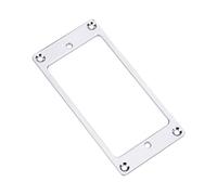Jiawu Anneaux de Montage de Micro Humbucker, Cadre de Micro de Guitare électrique de Construction Robuste en Métal Non Déformable, Anneau de Montage de avec Pièces de Rechange pour Guitares (SILVER)