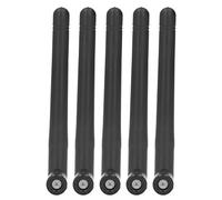 Jiawu Antenne, Antenne WiFi Omnidirectionnelle Pliante étanche à Gain élevé 2,4 G 3dbi, à Gain élevé avec 5 Têtes Mâles SMA pour la sans Fil à Domicile Home
