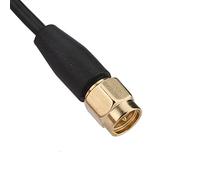 Jiawu Antenne Dab, Antenne d'autoradio de Réception de Signal Fort à Gain de 15 DB, Récepteur Radio Numérique avec Connecteur SMA Mâle pour Installation en Verre sur Pare-Brise
