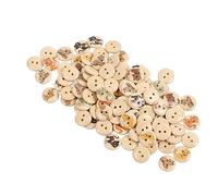 Jiawu Assortiment de Boutons en Bois, 500 Pièces, Boutons Décoratifs Ronds Imprimés de Chat sans Bavure pour l'artisanat, 2 Trous, en Bois de Poirier de 15 Mm pour la Couture, le Tricot, les (#4)