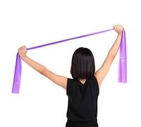 Jiawu Bande de Yoga Pilates, 1,5 M, Caoutchouc TPR, Antidérapant | Sangle de fitness élastique, 6 pouces de large, pour la mise en forme du corps, la tonification musculaire, les