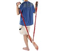 Jiawu Bandes de Résistance, 10 LB, 15 LB, 20, 25, 30, Bandes d'exercice en TPE, Poignée en Mousse Antidérapante, Poignée Confortable, de Résistance Lourdes avec 5 Niveaux de pour l'entraînement