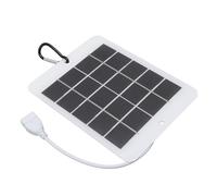 Jiawu Banque d'alimentation à Panneau Solaire, Chargeur USB Extérieur Haute efficacité, 12x16cm, Silicium Monocristallin