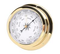Jiawu Baromètre Marin en Laiton, Mesure Précise de la Pression Atmosphérique pour Yachts, Navires, Installations Faciles, Cadran Blanc, Idéal pour Les Navigateurs