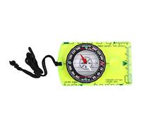 Jiawu Base en Acrylique avec Boussole et Loupe pour Navigation | Boussole Portable avec aiguille magnétique, lignes d\'orientation, lanière pour randonnée Camping randonnée survie