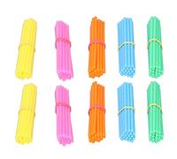 Jiawu Bâton de Comptage, 100 Pièces Outil de Formation Arithmétique en Plastique pour Enfants, Soustraction d'addition, Aide à l'apprentissage des Mathématiques avec Construction de Motifs Colorés