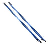 Jiawu Bâtons d'alignement de en Fibre de Verre 2 Sections Pliables, Aides à l'entraînement de Portables pour la Pratique du Swing et l'amélioration du Putting, 48,2 Pouces (Blue)