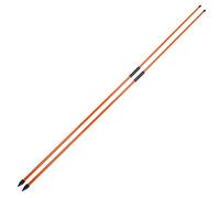 Jiawu Bâtons d'alignement de, Tige d'indicateur de Direction de Pliable en Fibre de Verre à 2 Sections, Aide à l'entraînement de Swing de Portable avec Boîte de Rangement, pour la Pratique du