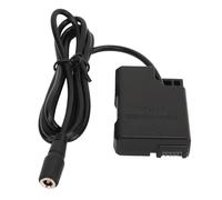 Jiawu Batterie Factice de Coupleur CC, compatibilité Multi-modèles, Remplacement de Décodeur Complet de Type C, Charge Rapide, Batterie Factice EN-EL14, Adaptateur d'alimentation EP-5A avec