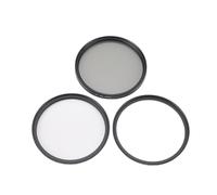 Jiawu Black Soft Black Lens - Kit UV + CPL + 1/4 Diffusion pour la Chambre DSLR Vlogger/Content Creator Chamber (67)