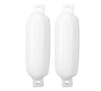 Jiawu Boat Fenders 2 Pack, Pare-Canal Gonflable Pontoon à Ponton Marine à Billets pour Quais, Pare-Chocs avec 2 Cordes et 2 Aiguilles