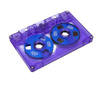 Jiawu Bobine de Cassette Effets Visuels Dynamiques Enregistrement de 50 Minutes Passionnés de Musique ABS Alliage D'aluminium Double Face Bobine en Métal à Cassette pour Enregistreur de Son