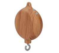 Jiawu Boîte à Musique Mobile pour bébé à Grain de Bois avec 4 Boutons Fonctionnels pour des Modes Rotatifs, Musicaux ou les Deux Personnalisés, Parfaite pour Divertir les Bébés