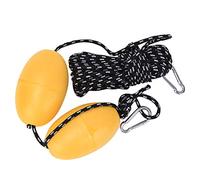Jiawu Bouée de Kayak, Corde de Laisse de Kayak Compacte et Légère, Boule Flottante de Bouée avec Crochet en Acier Inoxydable pour Système d'ancres de Dérive de Pêche (Ensemble de Corde Double Balle
