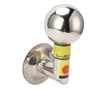 Jiawu Boule de Décharge électrostatique pour le Corps, Support Mural à Réponse Rapide, Dissolvant Statique du Corps Humain en Forme de L en Acier Inoxydable 304, Dispositif Anti-décharge Statique pour
