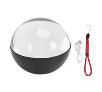 Jiawu Boule Orb Mémoire, Lampe Sphère Mémoire 2,7 Pouces, Lecteur Vidéo Boule de Cristal 3D, Vidéos et Photos Téléchargeables Personnalisées, Affichage de Souvenirs Numériques 4 Go (Black)