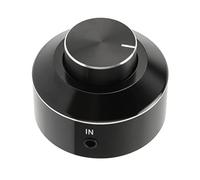 Jiawu Bouton de Contrôle du Volume, Construction en Métal, Bouton de Réglage du Volume de 3 à 5 Mm, Contrôle du pour Haut-parleurs avec Conception Plug and Play pour Regarder des Vidéos, Jouer à des