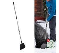 Jiawu Broyeur de Glace à Neige, Nettoyage Efficace du Jardin Extérieur, Pelle Plate pour Allées, Allées et Routes pour Toutes Les Saisons, Matériau en Acier Métallique