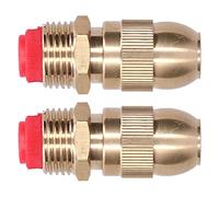 Jiawu Buse D'arrosage de Jardin en Laiton, Filetage Mâle G1/2, Jet Réglable | Tête de pulvérisation d\'eau avec corps en laiton, arroseur brumisateur pour pelouse, raccord d\'irrigation pour jardin,