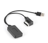 Jiawu Câble Adaptateur Bluetooth pour AMI Aux avec Alimentation USB, Plug and Play adapté pour 8T 4F A8 4E 7L, Adaptateur Audio de Musique sans Fil pour Appareils Mobiles