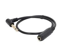Jiawu Câble Audio à Angle Droit 0,5 M, 6,35 Mm Mâle vers Femelle