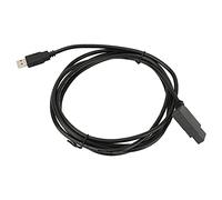 Jiawu Câble de Programmation, Fil de Cuivre plaqué or, Cordon de Transfert de Données USB pour la Série, Gaine en PVC, Câble de Connexion de 2,5 M de Long avec Carte de Queue Courbée à 45 Degrés pour