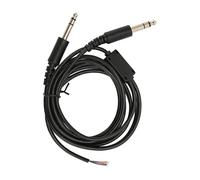 Jiawu Câble de Remplacement pour Casque d'aviation, Câble de Casque d'aviation Double Prise GA de 2 M, de 'aviation avec Microphone 3/16" et Fiches de Haut-parleur 1/4" pour David Clark AVCOMM