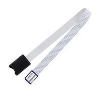 Jiawu Câble d'extension de Carte SD, Rallonge d'adaptateur Flexible SD vers Carte de 48 Cm, Câble 'Extension de Mémoire Mâle vers Femelle avec Un Design Ultra Compact, pour la Navigation GPS DVD de