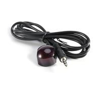 Jiawu Câble d'extension IR 3,5 Mm pour Décodeur, Rallonge de Récepteur de Télécommande Infrarouge, 1,5 M de Long avec Dos Adhésif, Plug and Play pour équipement AV et Boîtiers STB