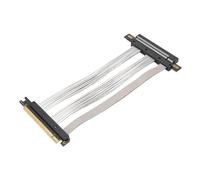 Jiawu Câble Riser PCIE 5.0 16X WRX80 RTX4090 RX8900 GPU Gen 5, Câble D'extension de Carte Graphique, pour Les Applications D'IA (15 cm)