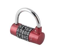 Jiawu Cadenas à Code, Combinaison à 5 Chiffres, Verrouillage par Mot de Passe de sécurité en Alliage de Zinc avec Anse en Acier trempé pour Valise de Voyage, Casier de Gym, Porte de Sac de Sport