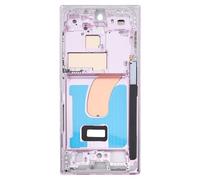 Jiawu Cadre Central pour S23 Ultra 5G, Remplacement de la Lunette Métallique avec Outils, Restauration de L'apparence de Votre Téléphone (Purple)
