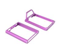 Jiawu Cadre de Protection D'émetteur RC en Métal, Support de Protection Supérieur et Inférieur Durable pour NB4, Installation Facile pour Les Amateurs de RC (Purple)