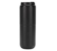 Jiawu Cafetière électrique Portable avec Moulin, 350ML, Chauffage Rapide, sans Fil, pour le Camping et le Bureau (BLACK)