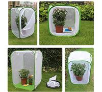 Jiawu Cage à Papillons Professionnelle - Grande Cage à Papillons 30 X 30 X Cm/40 40 60 Cm, Design à Fermeture éclair, Pliable, Facile à Ranger, Maison en Anti-Insectes Réutilisable avec Fenêtre (184)