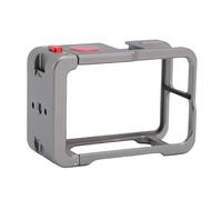 Jiawu Cage de Caméra avec Interface de Chaussure Froide, Cadre en Alliage D'aluminium pour 3 Pro, Conception Portable Légère, Fenêtre de Chargement Pratique pour Les Créateurs de Contenu