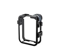 Jiawu Cage de Caméra en Alliage D'aluminium avec Double Support de Chaussure Froide pour Caméra, Mécanisme de Verrouillage à 360°, Cadre de Protection pour Moto, Matériau Léger