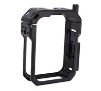 Jiawu Cage de Caméra pour 360, étui de Protection en Alliage D'aluminium avec Support de Chaussure Froide, Interface Filetée 1/4", Support de Cadre de Protection avec Coussinet en