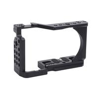 Jiawu Cage de Caméra pour ZV-E10 avec Protection Complète, Cadre D'extension de Plate-Forme Vidéo en Alliage D'aluminium pour Vloggers