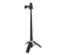 Jiawu Caméra d'action de qualité, Perche à Selfie, Trépied Compact et Stable pour Les Photos de Groupe, adapté aux Aventures en Famille, 31cm