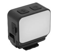 Jiawu Caméra d'action Polyvalente, Lumière de Remplissage LED, étanche, Installation Magnétique, Autonomie de la Batterie de 16 Heures, pour Vlogging et Portraits