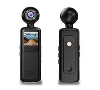 Jiawu Caméra d'action Portable Full HD 1080p pour Le vélo et Le vlogging, idéale pour Les Sports avec Wi-FI, Grand Angle de 140°, Objectif Rotatif à 180° et éclairage LED.